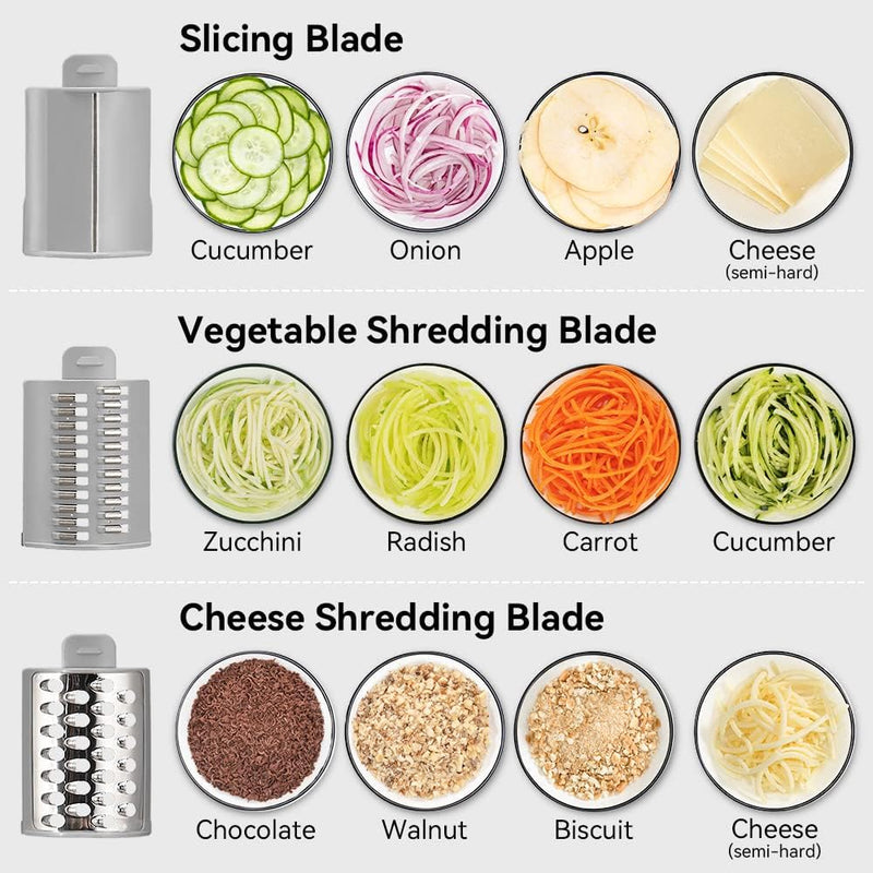 3 in 1 Rotary Cheese Grater (VC007)